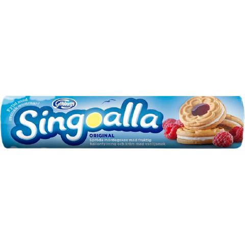 Göteborgs Kex Singoalla Orginal - Biscuits With Vanilla Raspberry Filling 190g-Swedishness