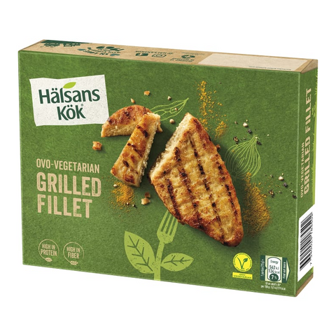 Hälsans Kök Vegetariska sojafiléer - Vegetarian Fillets 300g-Swedishness