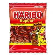 Haribo Cola Nappar - Jelly Sweet Cola 80 g-Swedishness