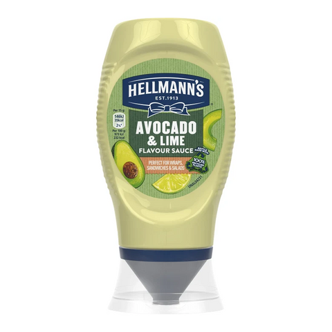 Hellmanns Avokado & Lime Flavour Sauce 250 ml-Swedishness
