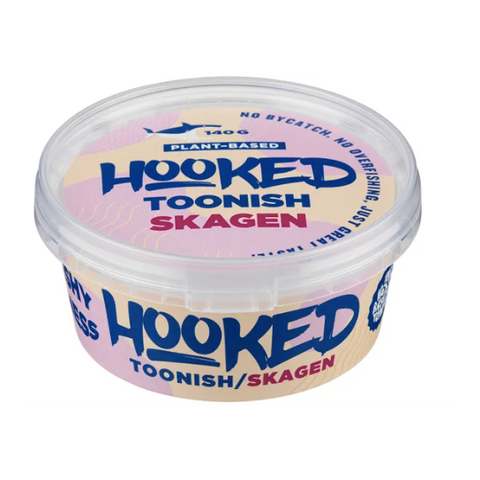 Hooked Växtbaserad Tonfisk Skagen - Plant-based Tuna Skagen 140g-Swedishness