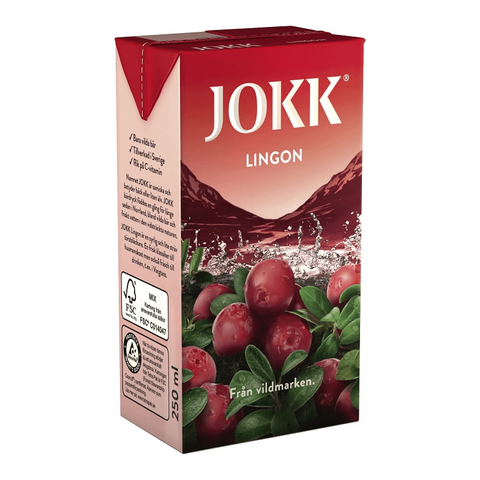JOKK Lingondricka Koncentrat - Lingonberry Juice Mixture 25cl-Swedishness