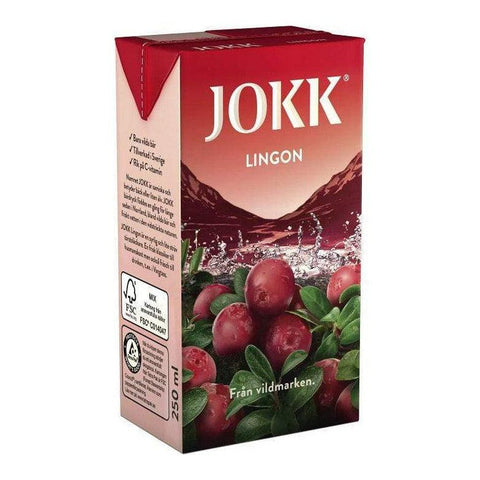 JOKK Lingondricka Koncentrat - Lingonberry Juice Mixture 25cl-Swedishness
