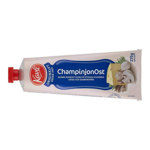 Kavli Champinjonost - Cheese Spread with Mushrooms 275 g-Swedishness