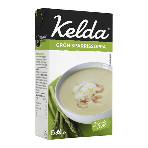 Kelda Grön Sparrissoppa - Green Asparagus Soup 500ml-Swedishness