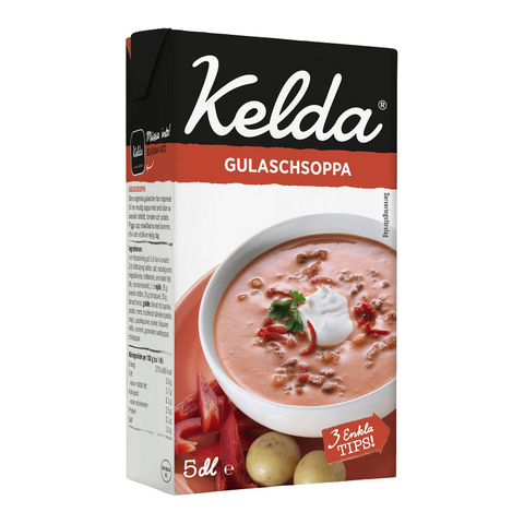 Kelda Gulaschsoppa - Gulasch Soup 500ml-Swedishness