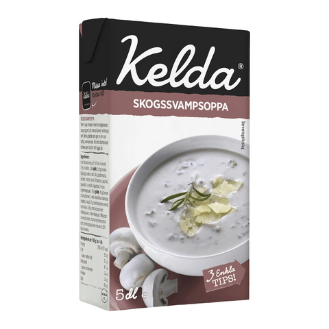 Kelda Skogssvampsoppa 5% - Wild mushroom Soup 500 ml-Swedishness