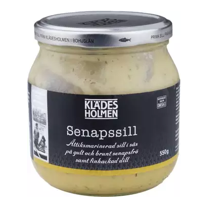 Klädesholmens Senapssill - Herring Mustard 550g-Swedishness