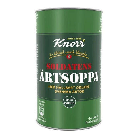 Knorr Soldatens Ärtsoppa - Peasoup with Pork meat 570g-Swedishness
