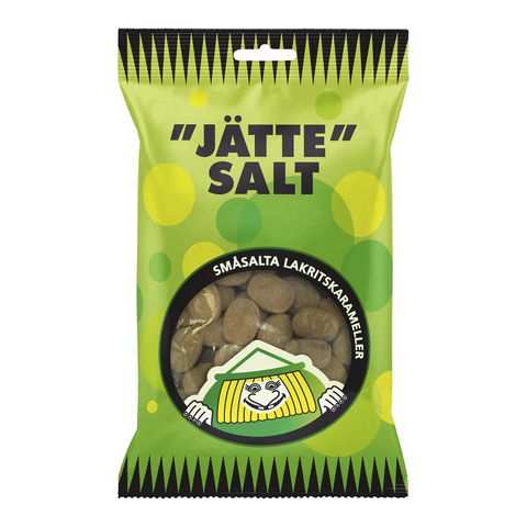 Konfekta Jättesalt - Salty Liquorice 65 g-Swedishness