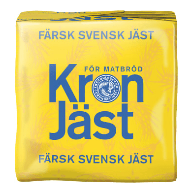 KronJäst jäst för Matbröd - Fresh Yeast for Bread 50 g-Swedishness