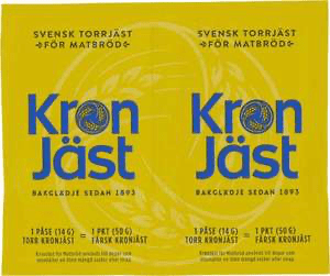 Kronjäst Torrjäst 2-pack - Dried Yeast 2x14g-Swedishness