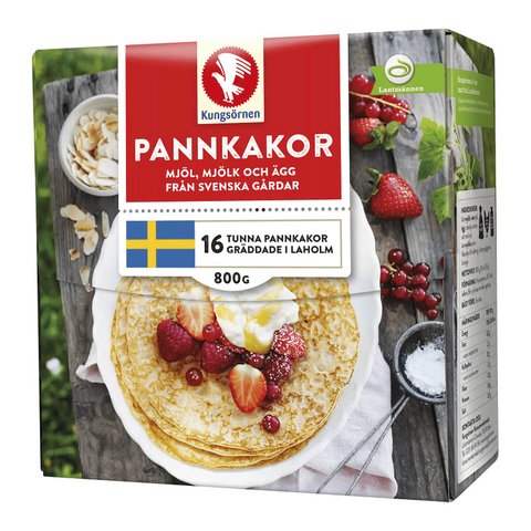 Kungsörnens Pannkakor - Frozen Pancakes 800g-Swedishness