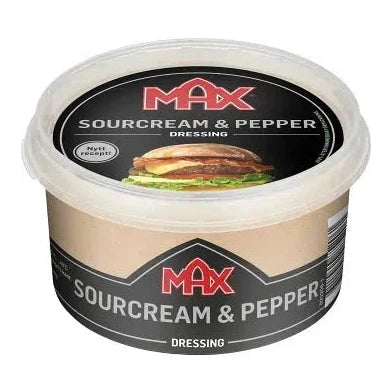 MAX Sourcream & Pepper dressing 220 ml-Swedishness