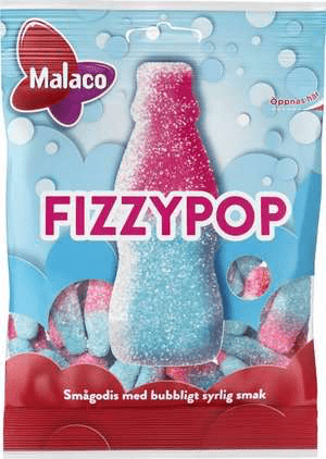 Malaco Fizzypop - 80g-Swedishness