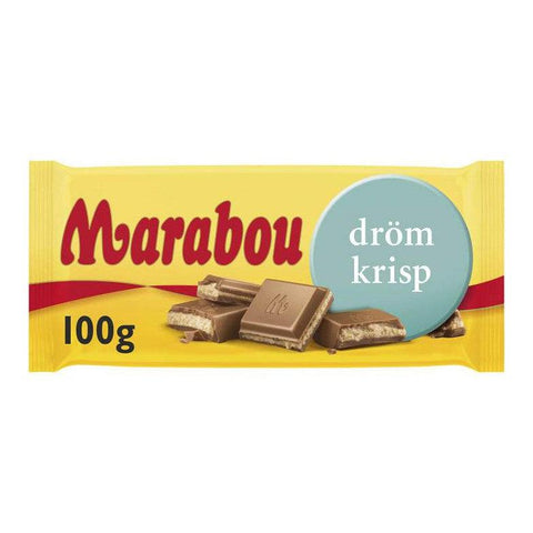 Marabou Drömkrisp - Chocolate Bar 100 g-Swedishness
