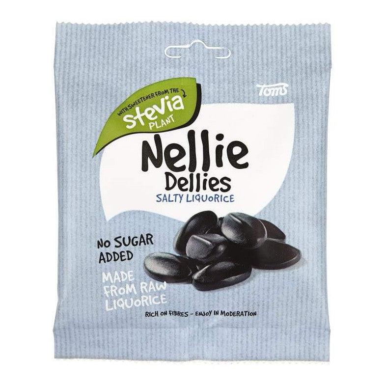 Nellie Dellies Salty Liquorice 90g-Swedishness