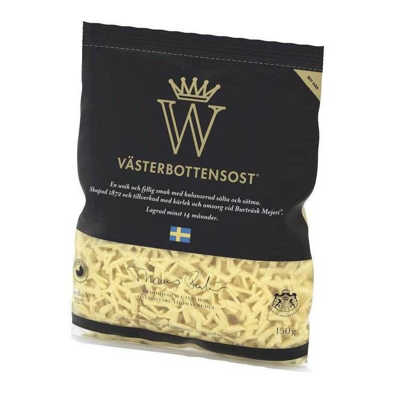 Norrmejerierna Västerbottensost Riven - Matured Cheese Grated ca 150g-Swedishness