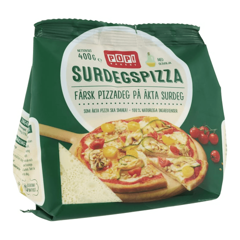 POP Bakery Surdegspizza - Pizza Sourdough 400g-Swedishness