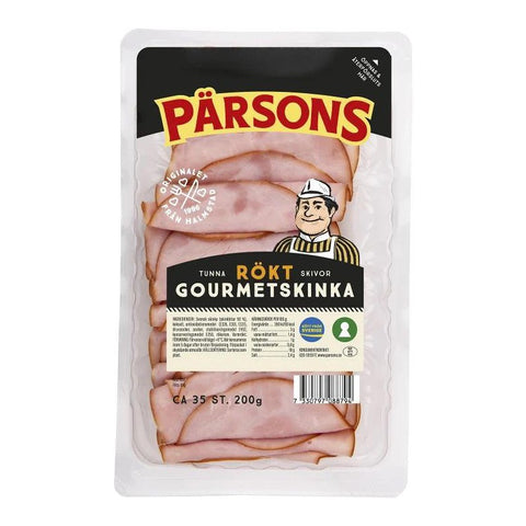 Pärsons Rökt Gourmetskinka - Sliced Smoked Ham 200g-Swedishness