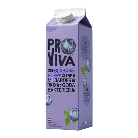ProViva Blåbär - Blueberry Fruitdrink 1L-Swedishness