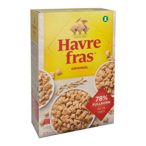 Quaker Havrefras Original - Oat Cereal 375 g-Swedishness