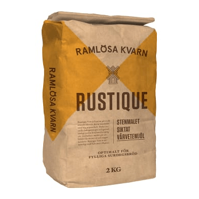 Ramlösa Kvarn Rustique Stenmalet Vetemjöl - Stonegrinded Wheatflour 2 kg-Swedishness