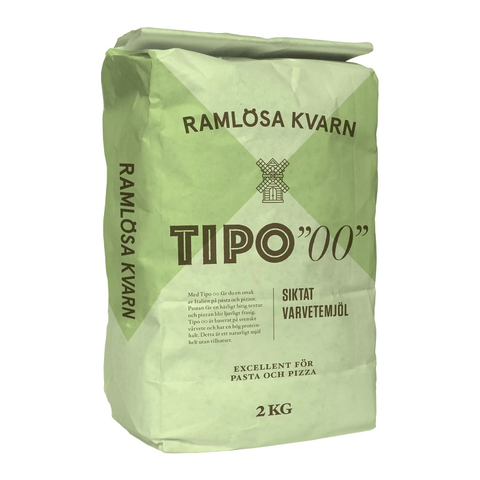 Ramlösa Kvarn TIPO 00 Siktat Vårvetemjöl - Spring Wheatflour 2 kg-Swedishness