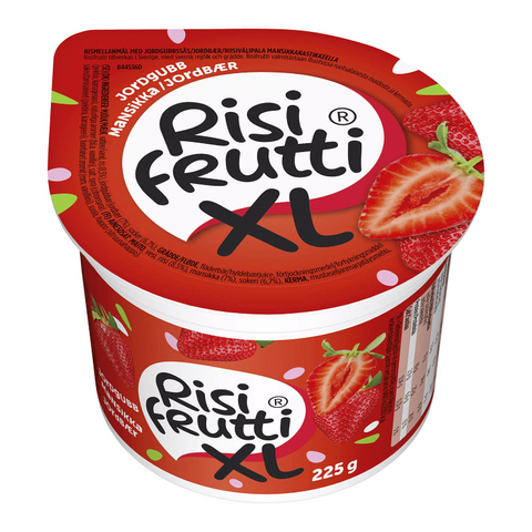 Risifrutti XL Jordgubb - Rice Porridge with Strawberry Jam 225g-Swedishness