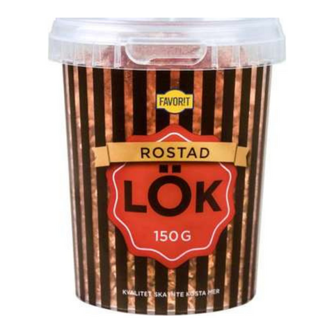 Rostad lök - Crispy onions 150 g-Swedishness