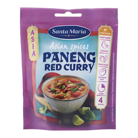 Santa Maria Kryddmix Asian Spices Paneng Red Curry- Spicemix red curry 32g-Swedishness