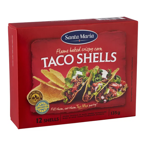 Santa Maria Tacoskal - Taco Shells 12p 135g-Swedishness