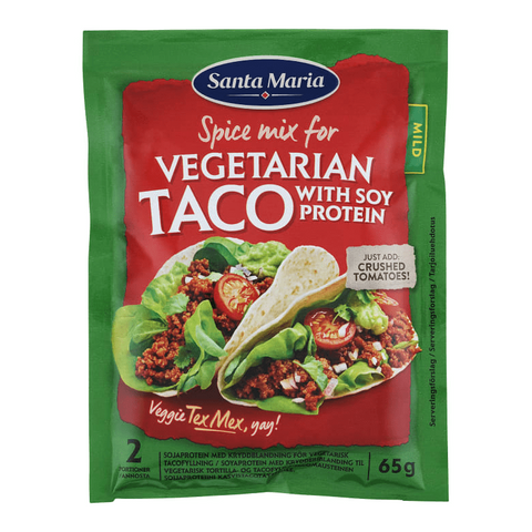 Santa Maria Vegetarian Taco Kryddmix - Spicemix 65g-Swedishness