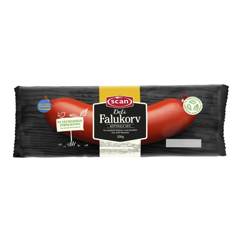 Scan Deli Falukorv - Smoked Sausage 550g-Swedishness