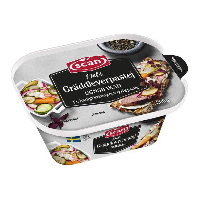 Scan Deli Gräddleverpastej - Creamy Liverpaté Spread 200 g-Swedishness