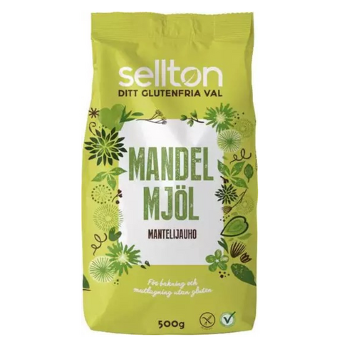 Sellton Mandelmjöl - Almond Flour 500 gr-Swedishness