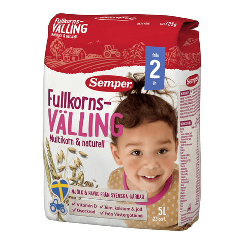 Semper Fullkornsvälling Multikorn - Milk Gruel 2 years 5L-Swedishness