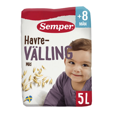 Semper Havrevälling - Milk Gruel 8 months 5L-Swedishness