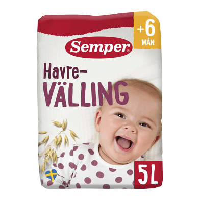 Semper Havrevälling - Milk Gruel Oats 6 months 5L-Swedishness