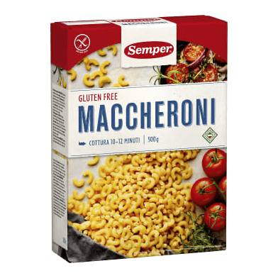 Semper Maccheroni - Gluten free Pasta 500 g-Swedishness