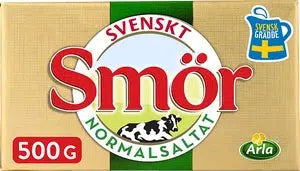 Smör Normalsaltat 82% - Butter 500g-Swedishness