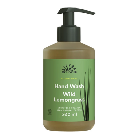 Urtekram - Hand Wash Wild Lemongrass, 300ml-Swedishness