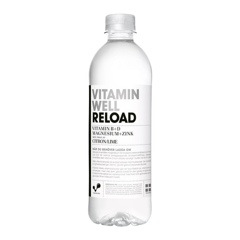 Vitamin Well Reload Lemon & Lime 50cl-Swedishness
