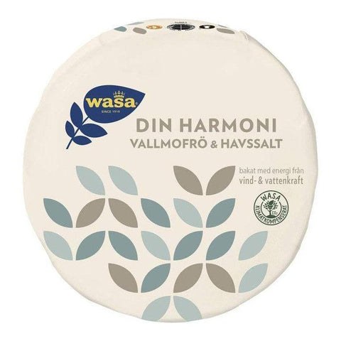 Wasa Din Harmoni Vallmofrö & Havssalt - Crispbread Poppyseed & Seasalt 260g-Swedishness