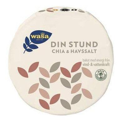 Wasa Din Stund Chia & Havssalt - Crispbread Chia & Seasalt 260g-Swedishness