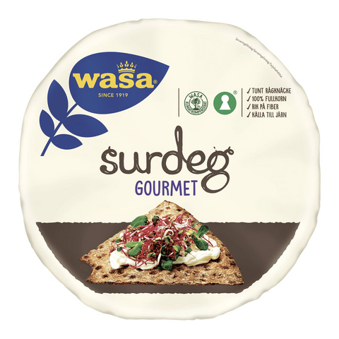 Wasa Surdeg Gourmet - Rye Crisp Bread Sourdough 660g-Swedishness