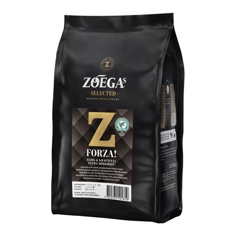 Zoegas Bönor Forza - Extra Dark Roasted Coffee Beans 450 g-Swedishness