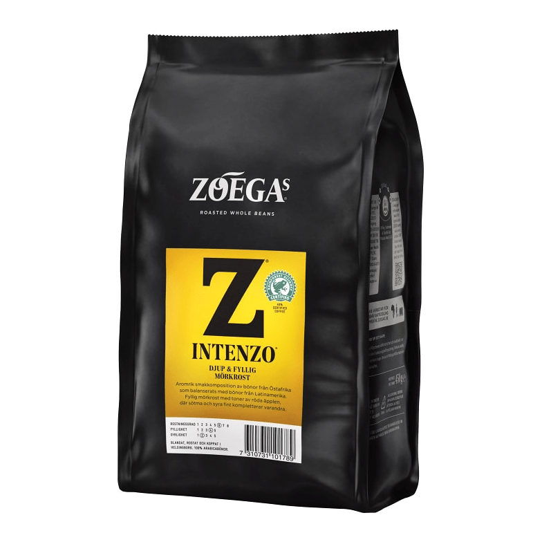 Zoegas Bönor Intenzo - Dark & Full-flavoured Roasted Coffee Beans 450 g-Swedishness