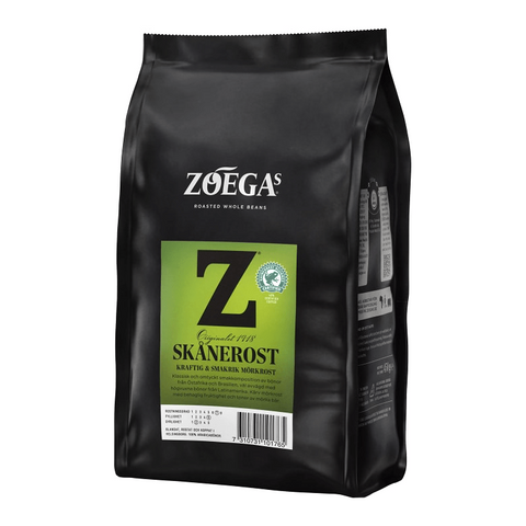 Zoegas Bönor Skånerost - Dark Roasted Coffee Beans 450 g-Swedishness