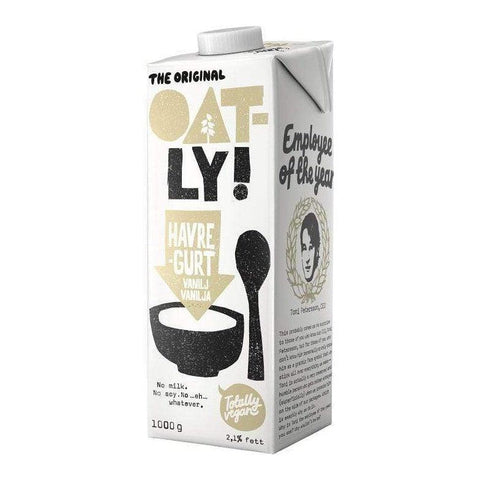 Oatly Havregurt Vanilj - Oat Gurt Vanilla 1 l-Swedishness